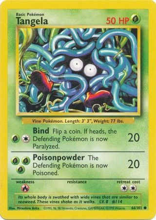 Tangela (66/102) [Base Set Unlimited] | Good Games Cannington