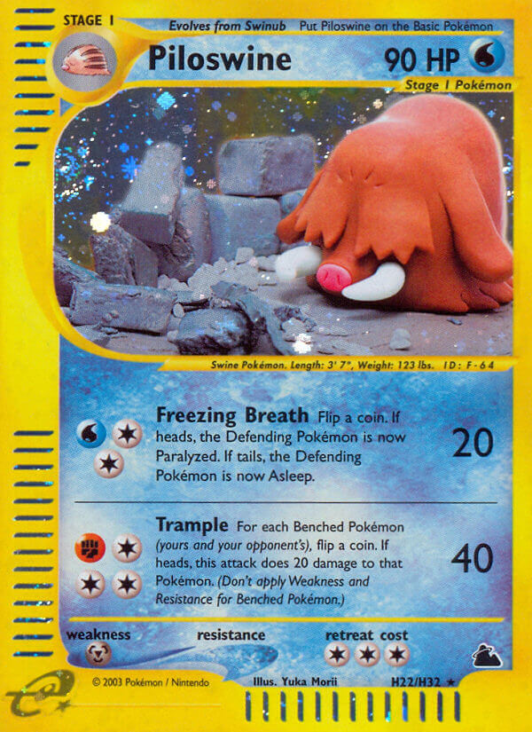 Piloswine (H22/H32) [Skyridge] | Good Games Cannington