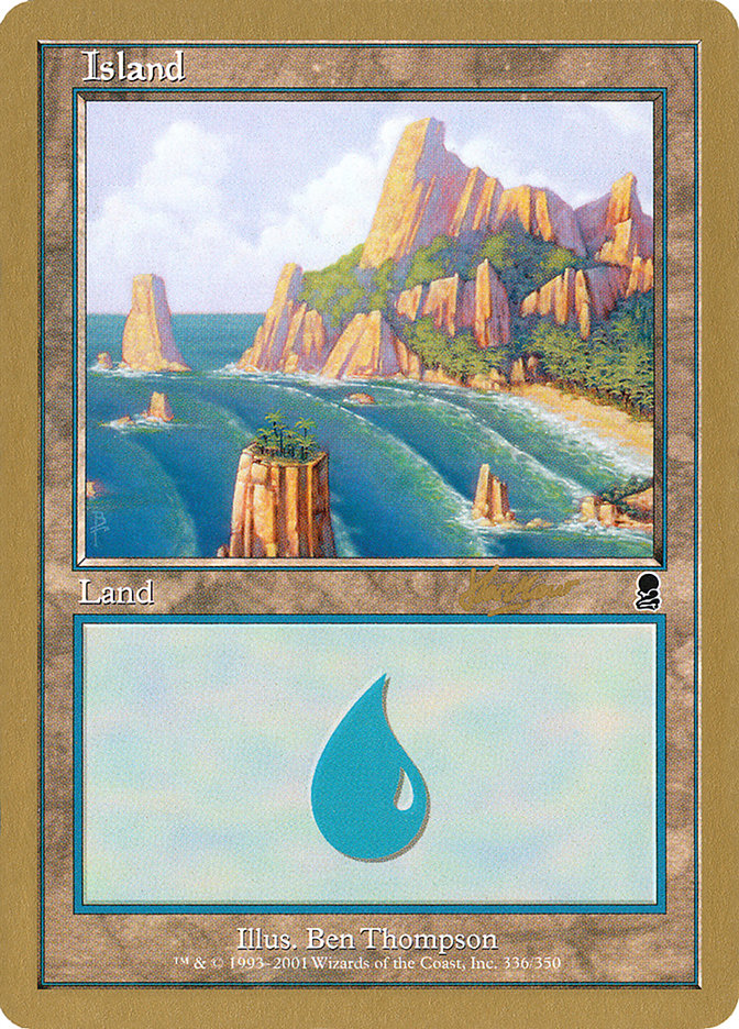 Island (shh336a) (Sim Han How) [World Championship Decks 2002] | Good Games Cannington