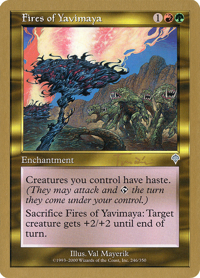 Fires of Yavimaya (Jan Tomcani) [World Championship Decks 2001] | Good Games Cannington
