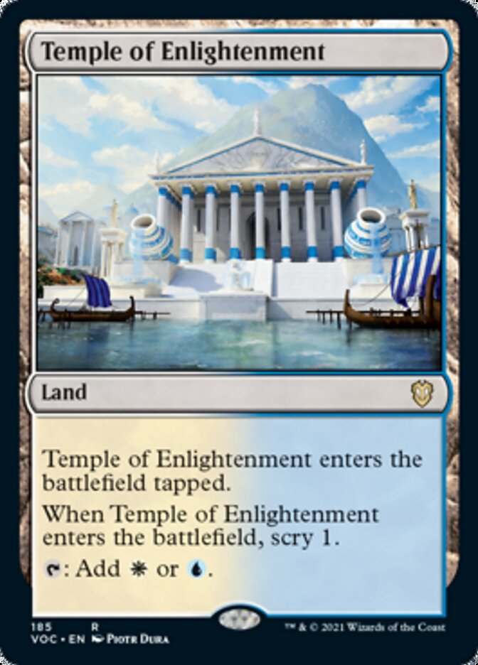 Temple of Enlightenment [Innistrad: Crimson Vow Commander] | Good Games Cannington