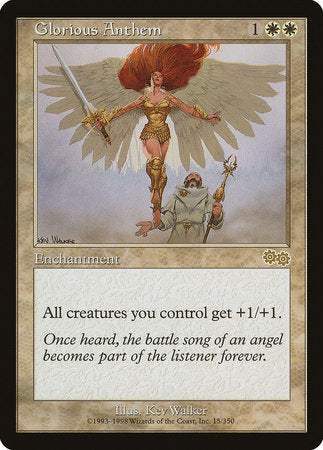 Glorious Anthem [Urza's Saga] | Good Games Cannington