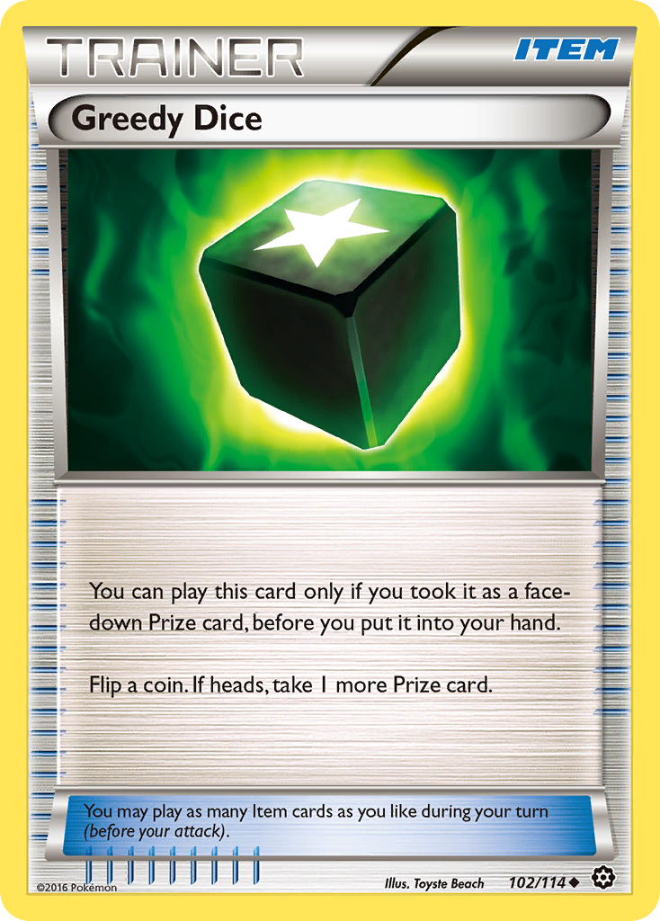 Greedy Dice (102/114) [XY: Steam Siege] | Good Games Cannington