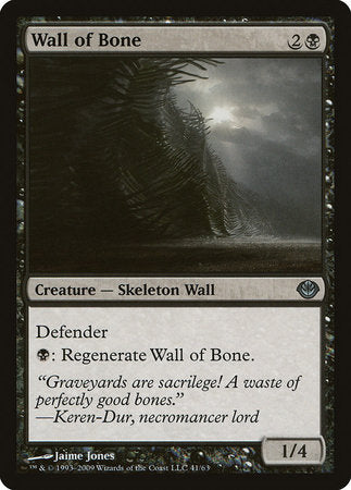 Wall of Bone [Duel Decks: Garruk vs. Liliana] | Good Games Cannington