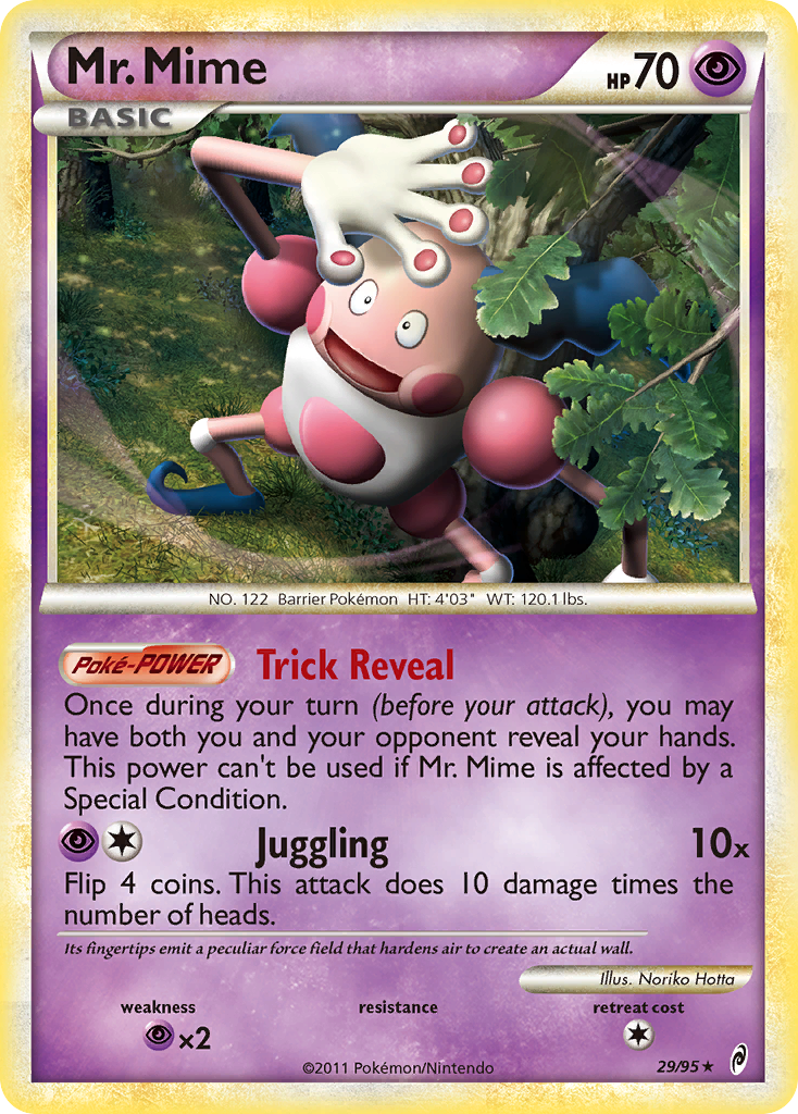 Mr. Mime (29/95) [HeartGold & SoulSilver: Call of Legends] | Good Games Cannington