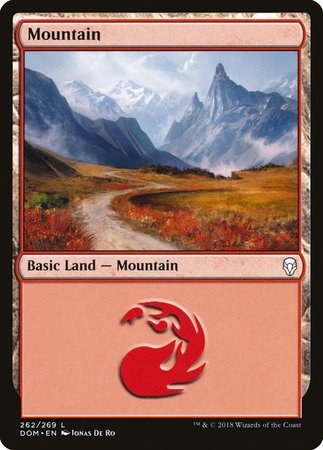 Mountain (262) [Dominaria] | Good Games Cannington