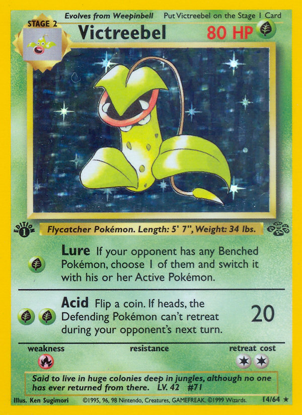 Victreebel (14/64) [Jungle 1st Edition] | Good Games Cannington