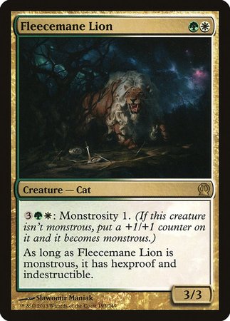 Fleecemane Lion [Theros] | Good Games Cannington