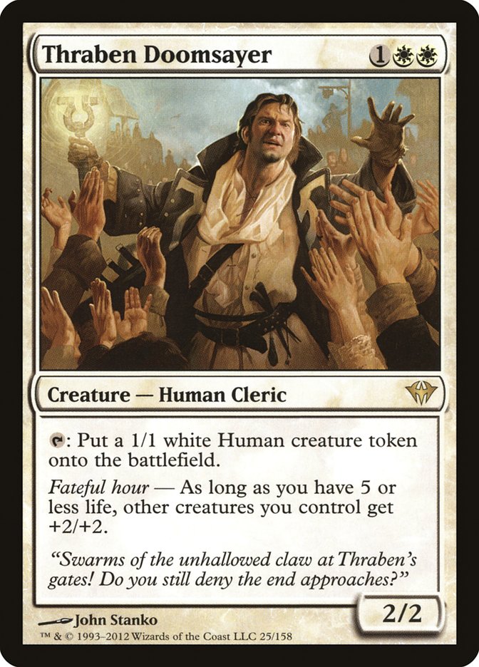 Thraben Doomsayer [Dark Ascension] | Good Games Cannington