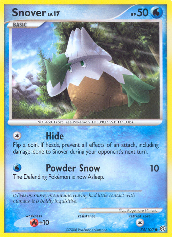Snover (74/100) [Diamond & Pearl: Stormfront] | Good Games Cannington