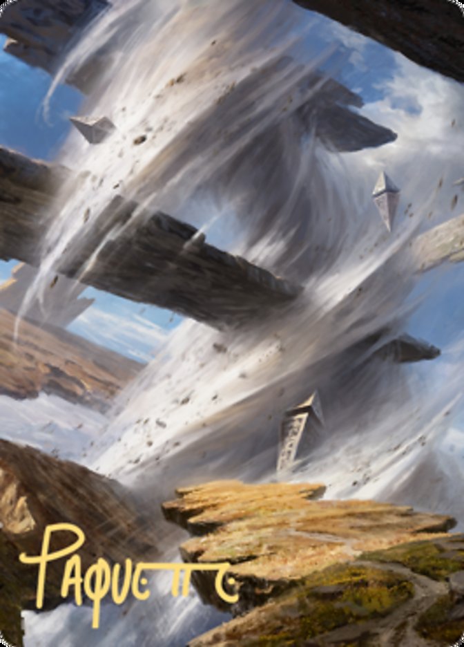 Plains 2 Art Card (Gold-Stamped Signature) [Zendikar Rising Art Series] | Good Games Cannington