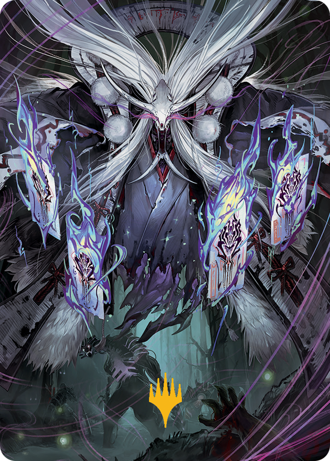 Horobi, Death's Wail Art Card (Gold-Stamped Signature) [March of the Machine Art Series] | Good Games Cannington