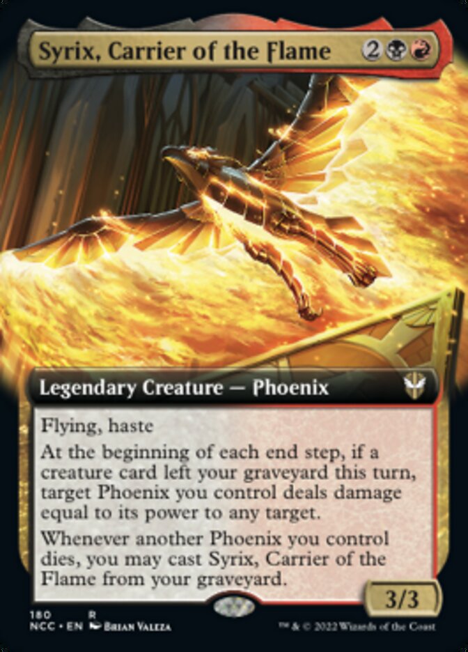 Syrix, Carrier of the Flame (Extended Art) [Streets of New Capenna Commander] | Good Games Cannington