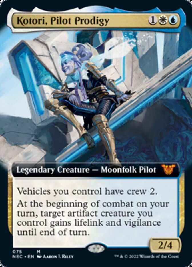 Kotori, Pilot Prodigy (Extended) [Kamigawa: Neon Dynasty Commander] | Good Games Cannington