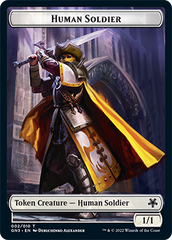 Zombie // Human Soldier Double-Sided Token [Game Night: Free-for-All Tokens] | Good Games Cannington