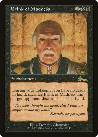 Brink of Madness [Urza's Legacy] | Good Games Cannington