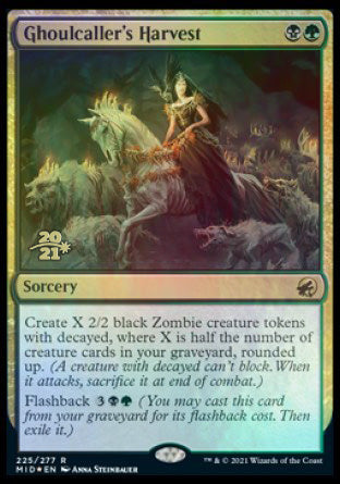 Ghoulcaller's Harvest [Innistrad: Midnight Hunt Prerelease Promos] | Good Games Cannington