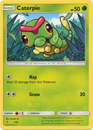 Caterpie (1/30) [Sun & Moon: Trainer Kit - Lycanroc] | Good Games Cannington