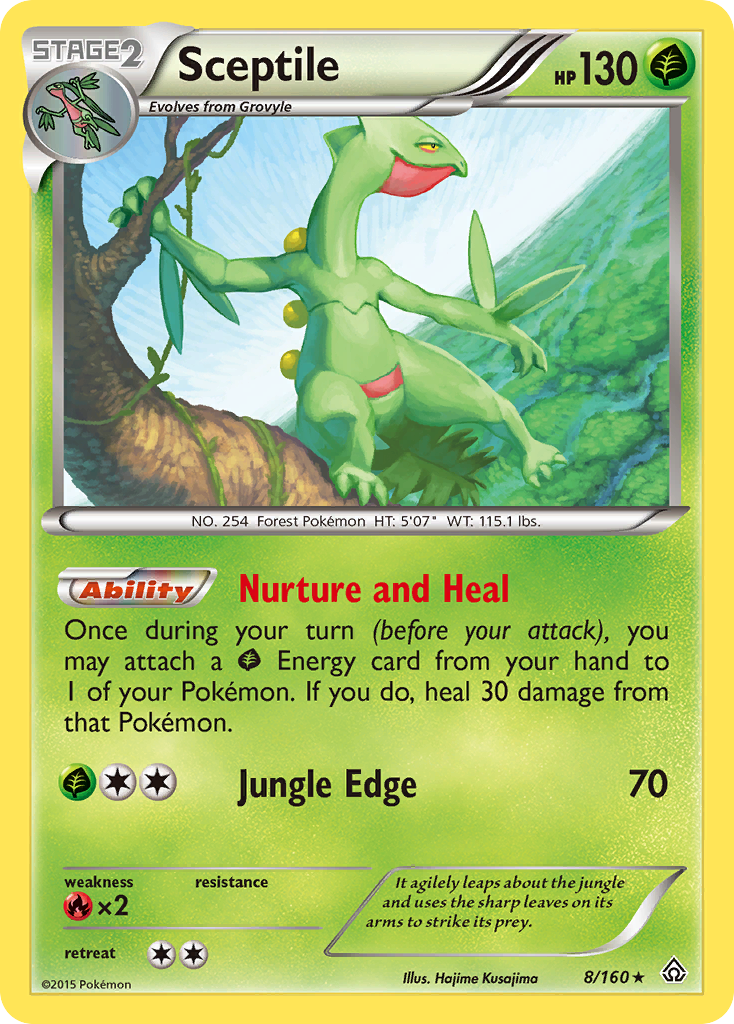 Sceptile (8/160) [XY: Primal Clash] | Good Games Cannington