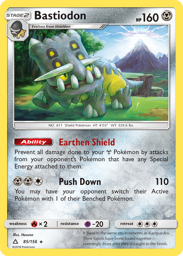Bastiodon (85/156) [Sun & Moon: Ultra Prism] | Good Games Cannington