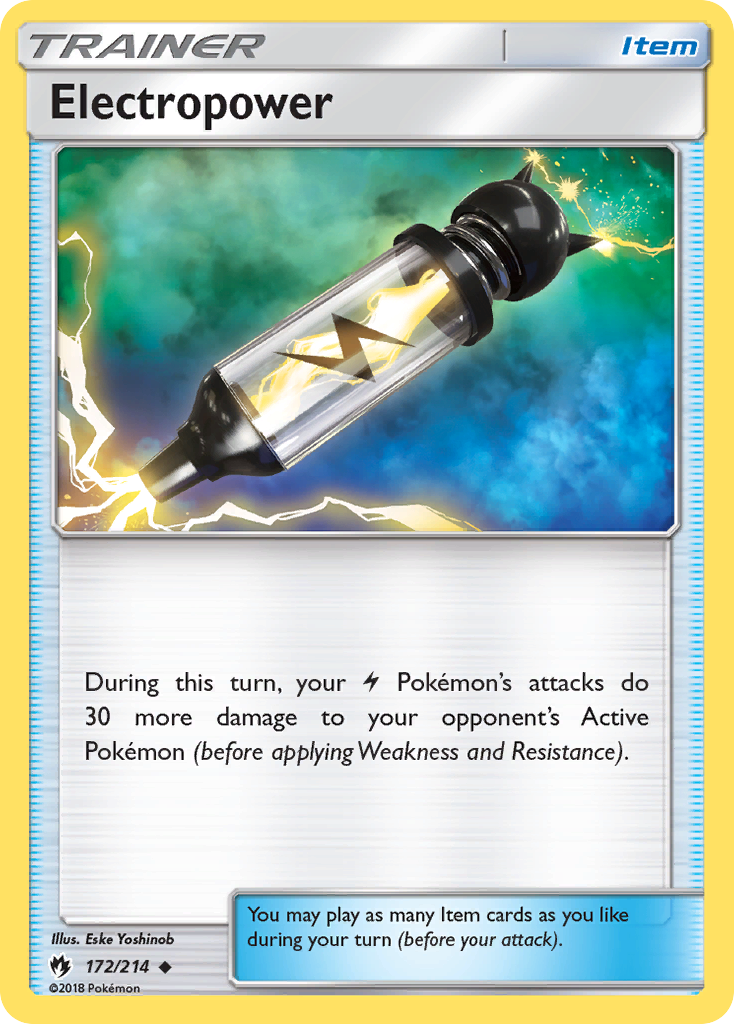 Electropower (172/214) [Sun & Moon: Lost Thunder] | Good Games Cannington