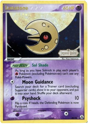 Lunatone (20/92) (Stamped) [EX: Legend Maker] | Good Games Cannington