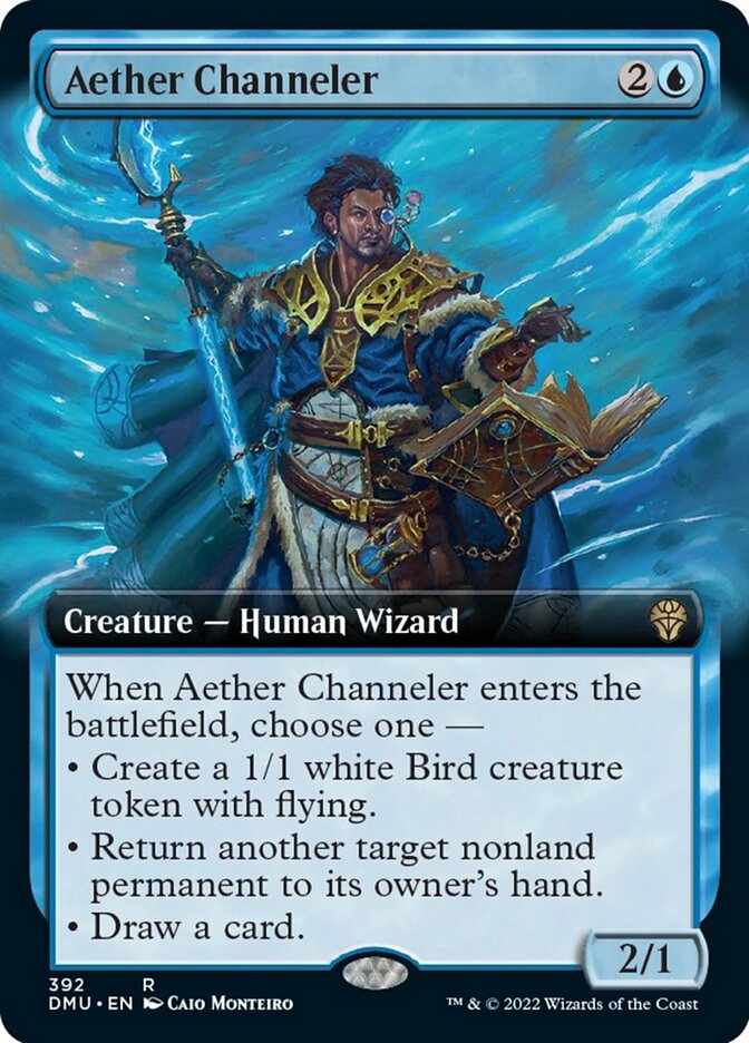 Aether Channeler (Extended Art) [Dominaria United] | Good Games Cannington