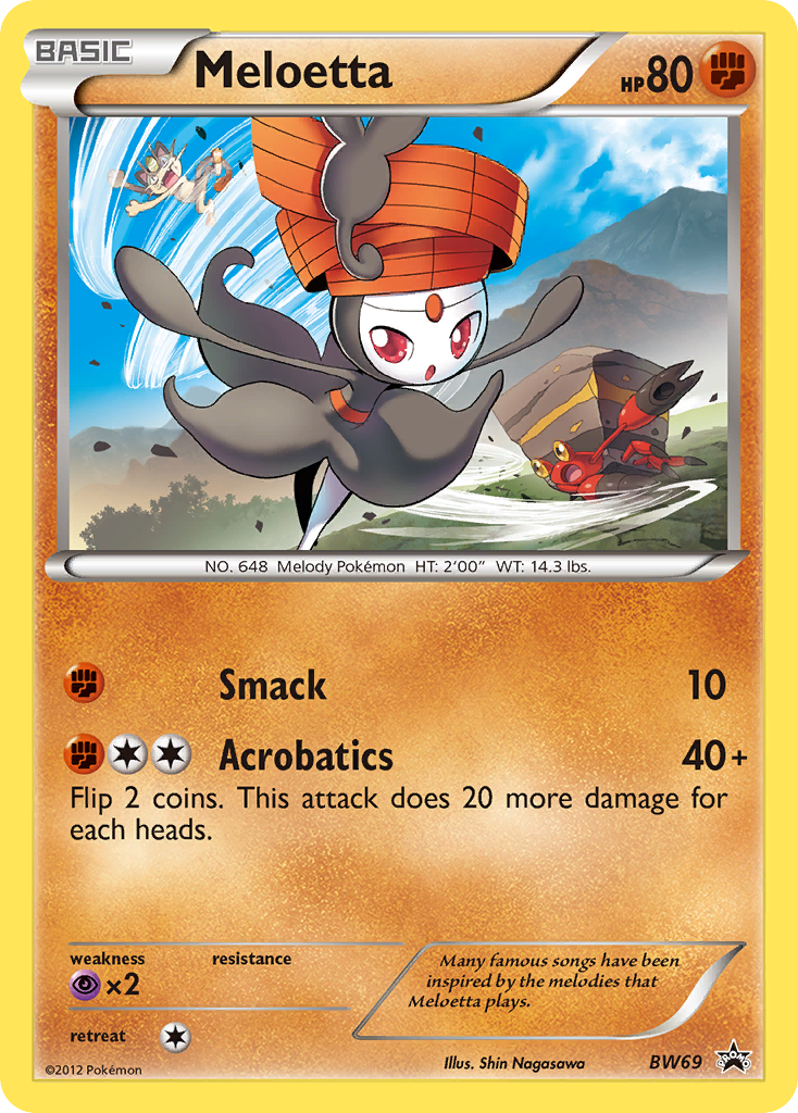 Meloetta (BW69) [Black & White: Black Star Promos] | Good Games Cannington