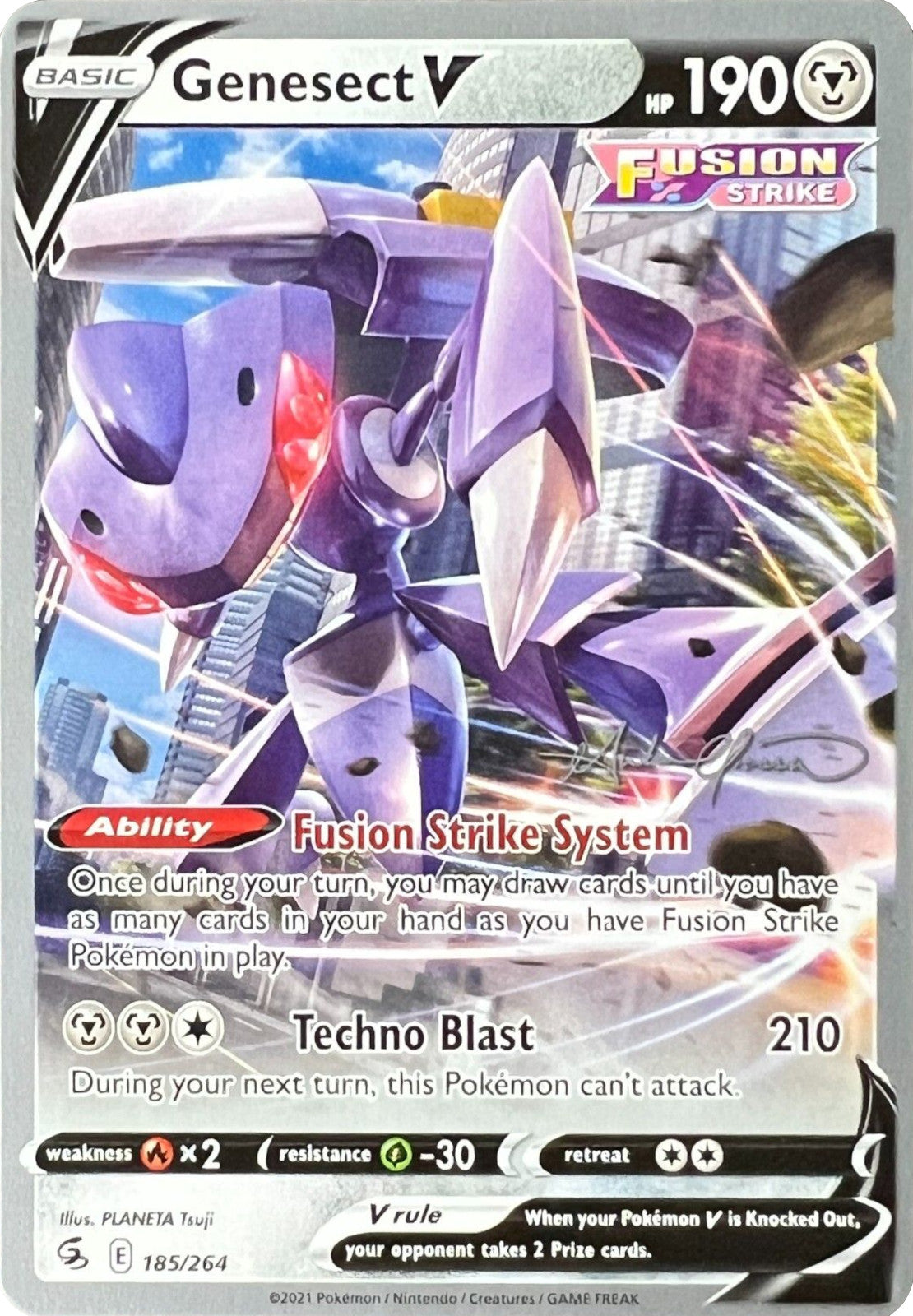 Genesect V (185/264) (The Shape of Mew - Andre Chiasson) [World Championships 2022] | Good Games Cannington