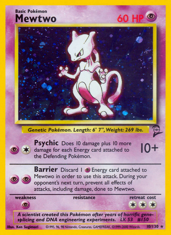 Mewtwo (10/130) [Base Set 2] | Good Games Cannington