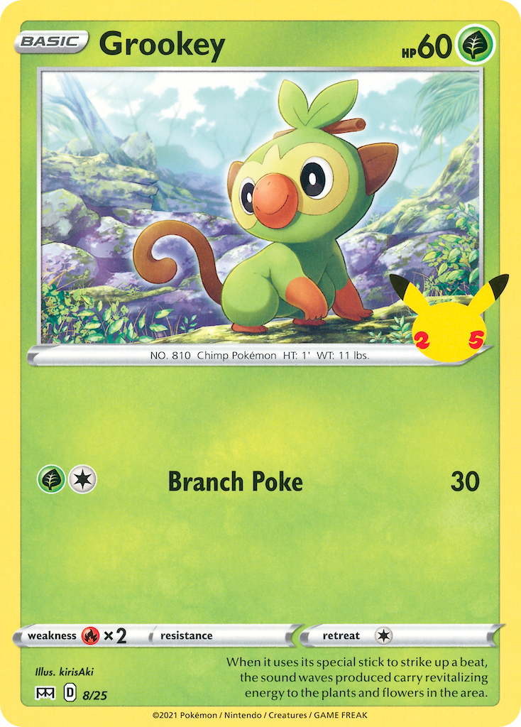 Grookey (8/25) [McDonald's 25th Anniversary] | Good Games Cannington