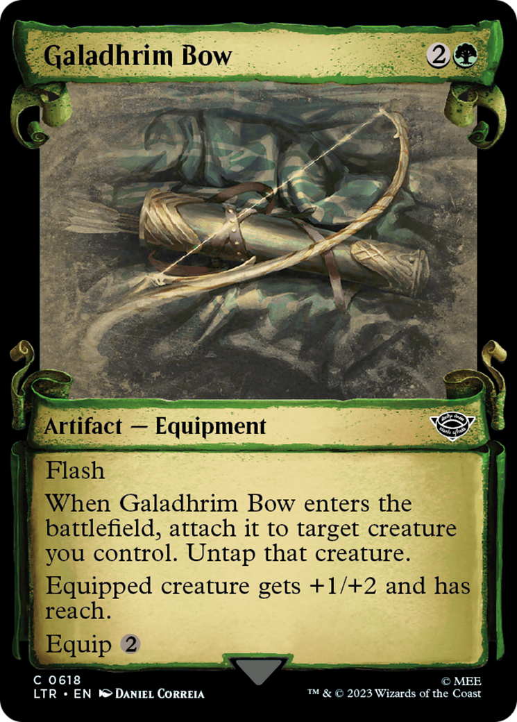 Galadhrim Bow [The Lord of the Rings: Tales of Middle-Earth Showcase Scrolls] | Good Games Cannington