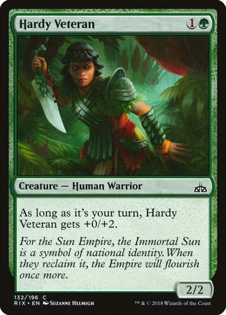 Hardy Veteran [Rivals of Ixalan] | Good Games Cannington