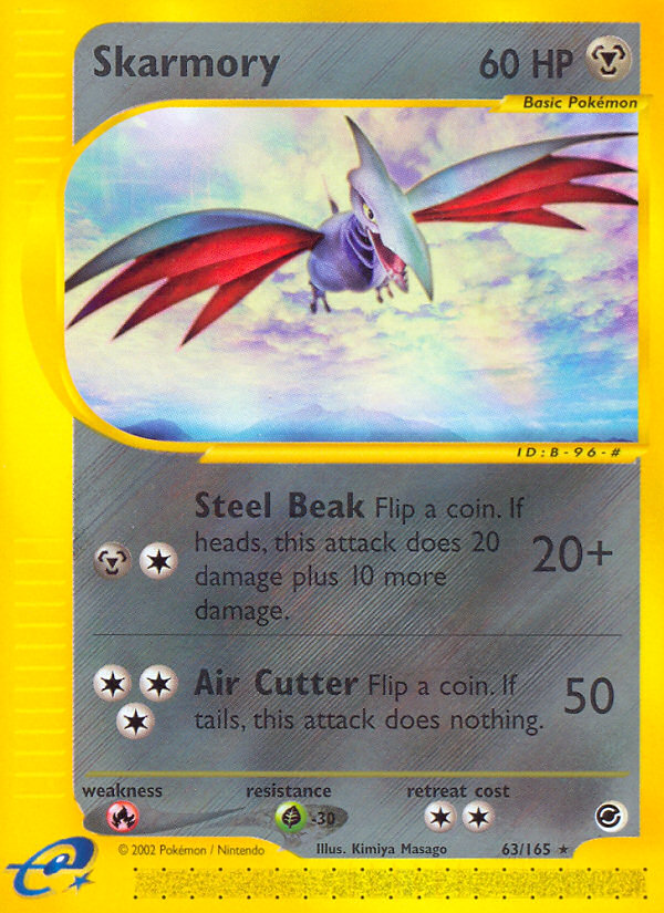 Skarmory (63/165) [Expedition: Base Set] | Good Games Cannington