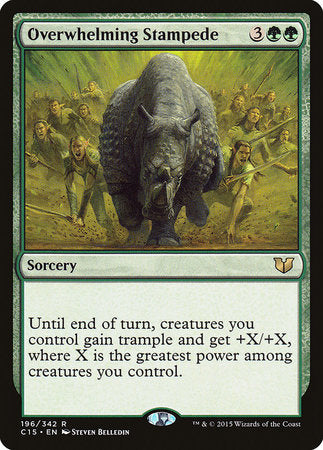 Overwhelming Stampede [Commander 2015] | Good Games Cannington