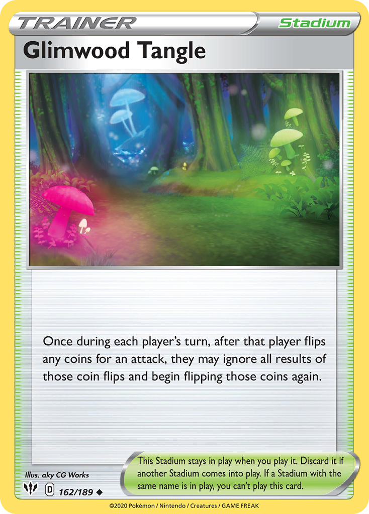 Glimwood Tangle (162/189) [Sword & Shield: Darkness Ablaze] | Good Games Cannington
