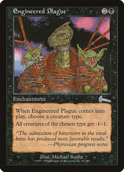 Engineered Plague [Urza's Legacy] | Good Games Cannington