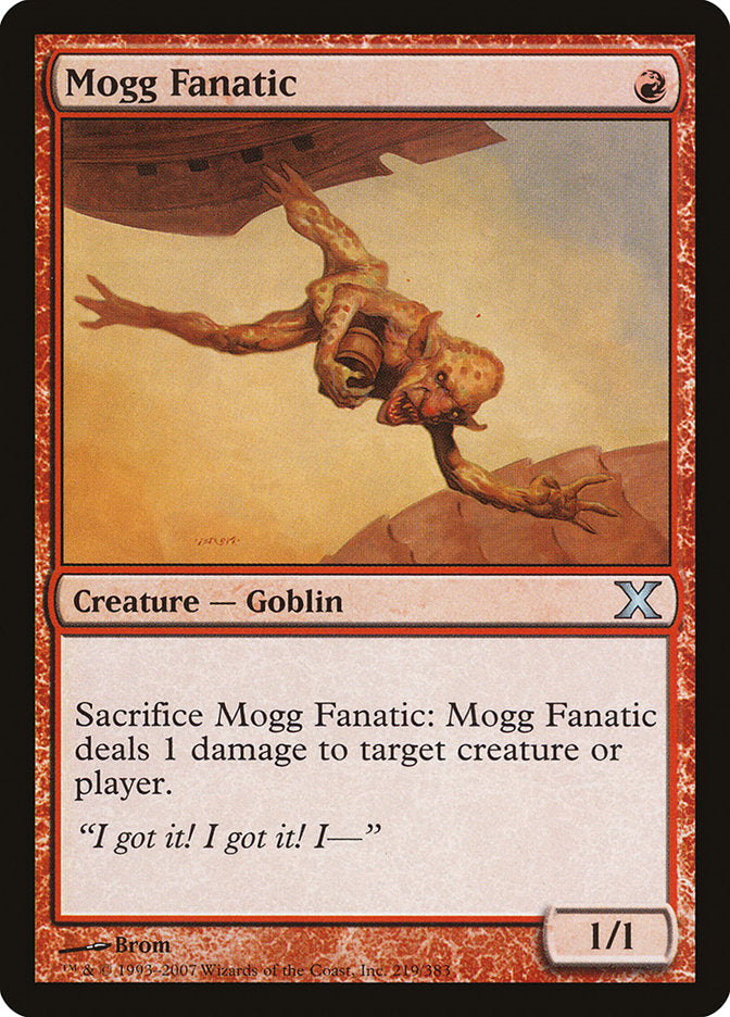 Mogg Fanatic [Tenth Edition] | Good Games Cannington
