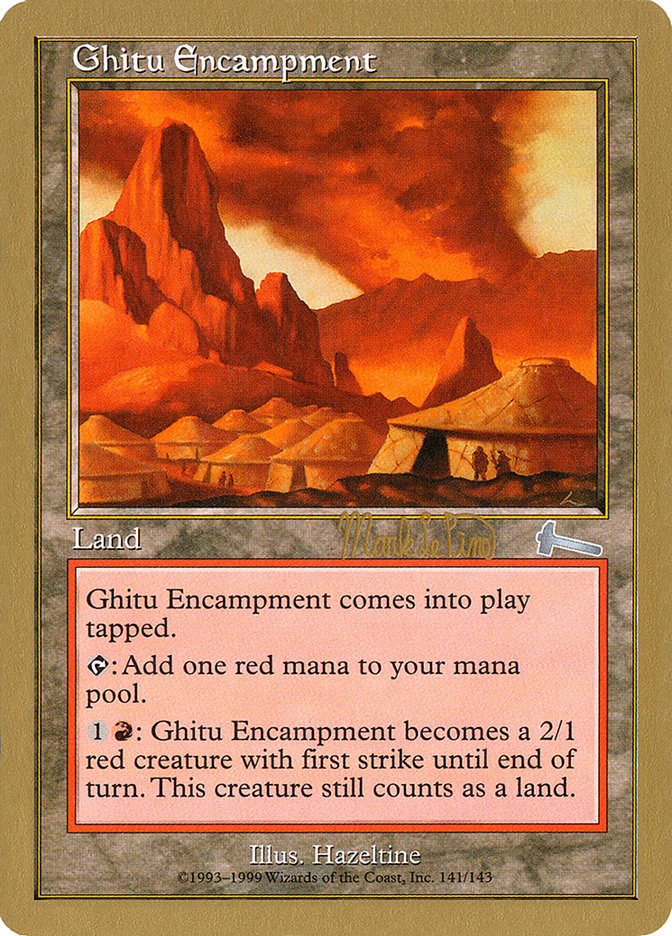 Ghitu Encampment (Mark Le Pine) [World Championship Decks 1999] | Good Games Cannington