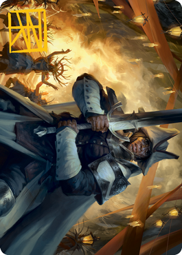 Ritual Guardian Art Card (Gold-Stamped Signature) [Innistrad: Midnight Hunt Art Series] | Good Games Cannington