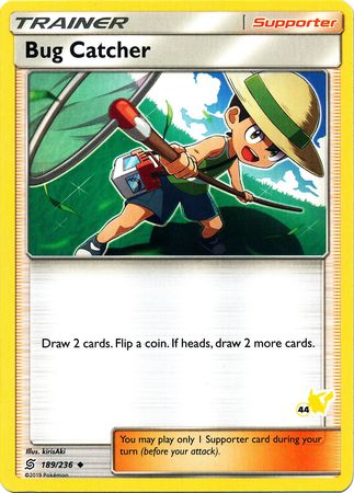 Bug Catcher (189/236) (Pikachu Stamp #44) [Battle Academy 2020] | Good Games Cannington