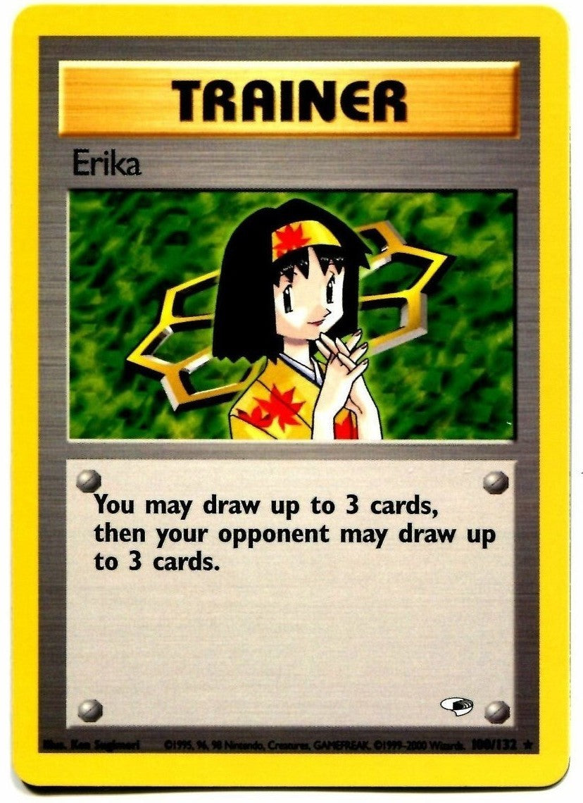 Erika (100/132) [Gym Heroes Unlimited] | Good Games Cannington