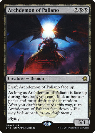 Archdemon of Paliano [Conspiracy: Take the Crown] | Good Games Cannington
