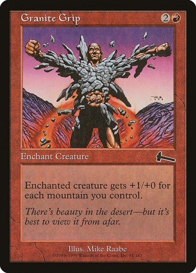 Granite Grip [Urza's Legacy] | Good Games Cannington