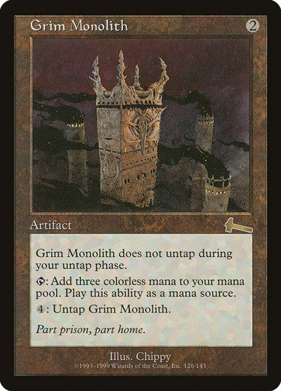 Grim Monolith [Urza's Legacy] | Good Games Cannington