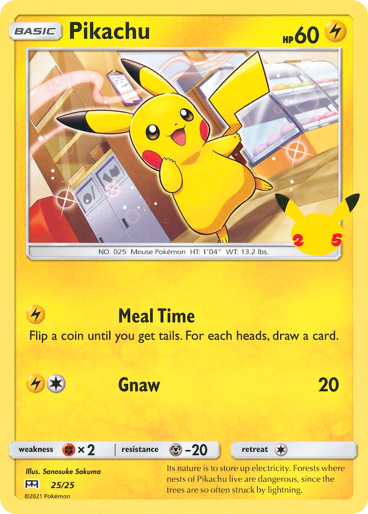 Pikachu (25/25) [McDonald's 25th Anniversary] | Good Games Cannington