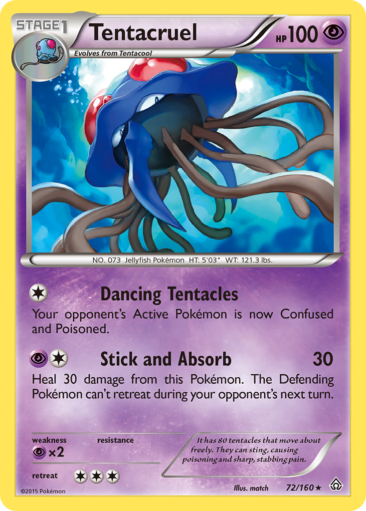 Tentacruel (72/160) [XY: Primal Clash] | Good Games Cannington