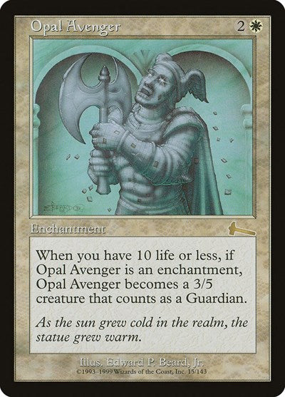 Opal Avenger [Urza's Legacy] | Good Games Cannington