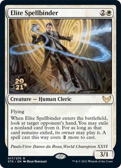 Elite Spellbinder [Strixhaven: School of Mages Prerelease Promos] | Good Games Cannington