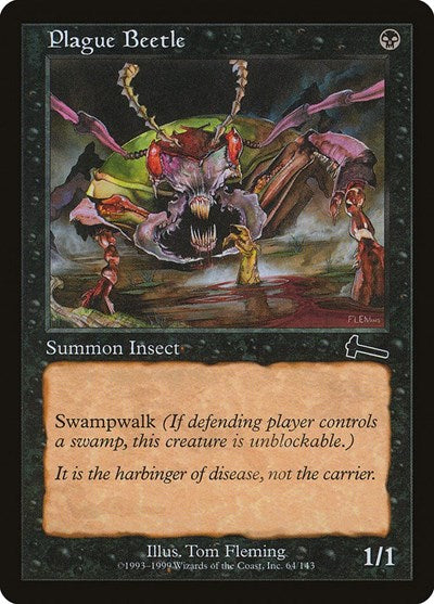 Plague Beetle [Urza's Legacy] | Good Games Cannington